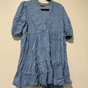 Blue women’s maternity dress size M